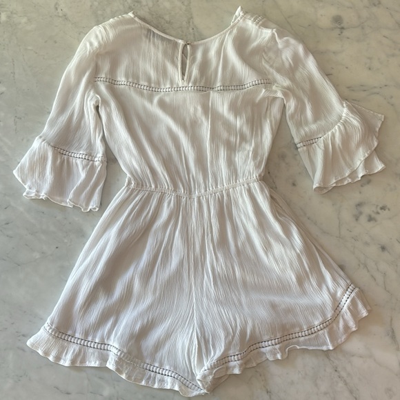 Abercrombie & Fitch White Romper Size Small - Picture 8 of 11
